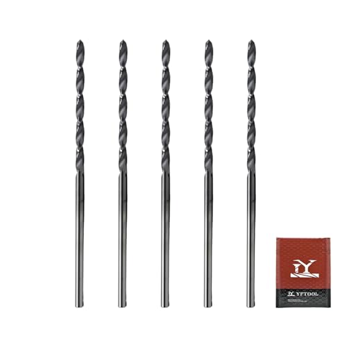 Image of 5PCS 1 /16 Solid Carbide Drill Bit for Stainless Steel Hardened Steel Metal 1 /16 CNC Tungsten Carbide Twist Drill Bits Set 135 Point Angle