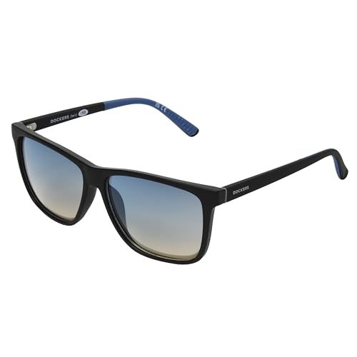 DOCKERS Men's Ivan Sunglasses Way, Black, 56.9mm