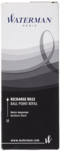 Waterman mine s0478560 stylo-bille noir l'élégance de l'écriture fine
