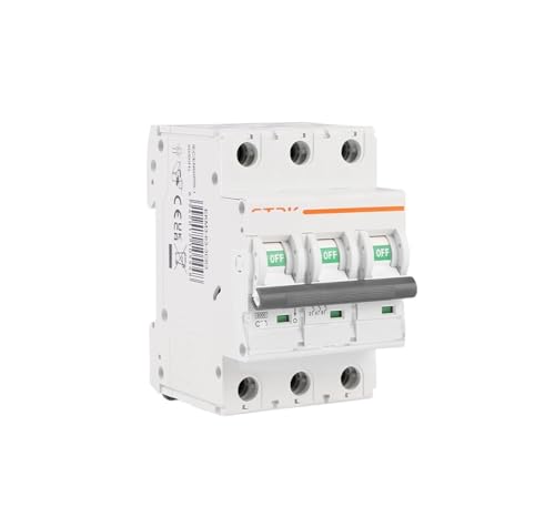 Disjoncteur miniature 3p 32a résout les pannes de court-circuit rail din
