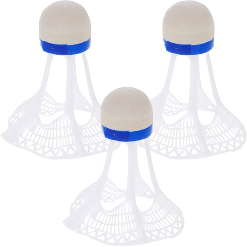 KESYOO Badminton Training Shuttlecocks 3pcs Wind Resistant Nylon Chinese Shuttlecocks Birdie