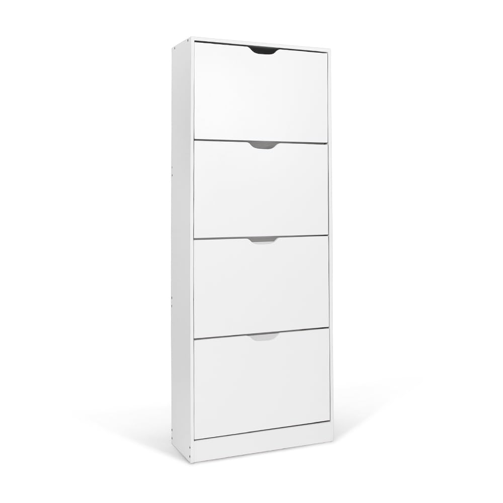 Milton & Oldbrook Armoire à Chaussures NOTO Blanc