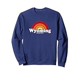 Photo Gallery wyoming vintage anni 70 retro rainbow design felpa Photo Gallery wyoming vintage anni 70 retro rainbow design felpa