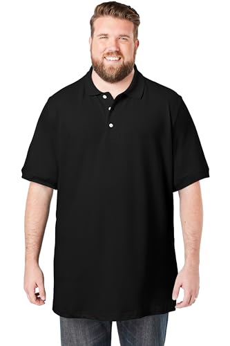 KingSize Camiseta Polo Cotton Big & Tall para Hombre Largo Adicional miniatura 1