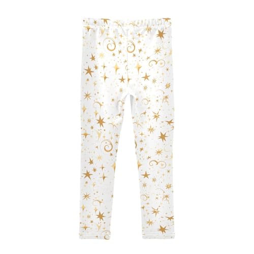 Gold Star Little Girls Cotton Pants Casual High Waisted Yoga Pants Running2