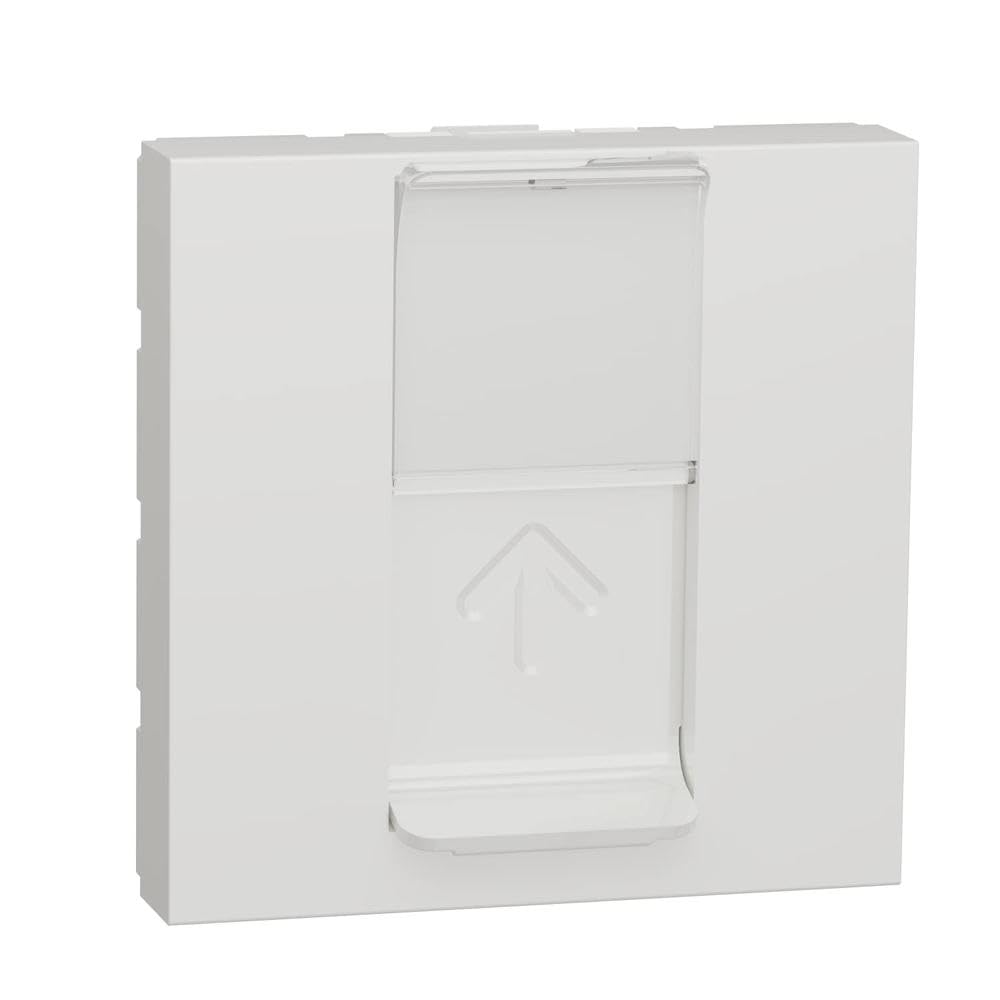 Schneider Electric NU946118 Caratula RJ45 2 módulos Keystone Polar