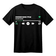 Get this Printed T-Shirt as a gift for passionate music lovers, birthday gifts for friends and family, housewarming gifts. You can personalise this t-shirt by simply pressing "Customise Now" button; Please ensure you select the correct size/item requ...