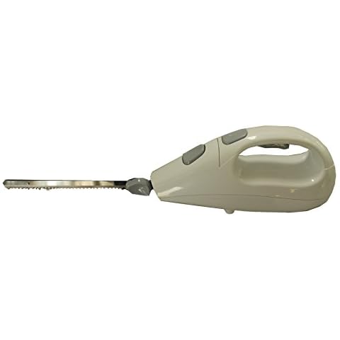ito electronics Electric Knife 250 W White / Stainless Steel Blades Quick Disconnect Dual Safety Switch 108641 Cover
