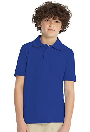 Image of Classroom Girls' Short SLV Pique Polo