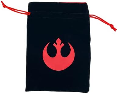 BootUS Star Wars Inspired Dice Bag (Rebel Alliance), Black