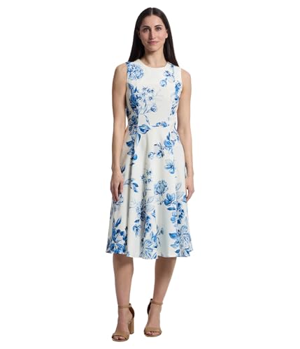 Calvin Klein Coupe Florale sans manches pour une allure chic en terrasse