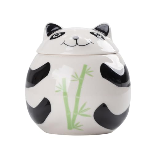 Cute Panda Ceramic Kitchen Canisters for Food Storage