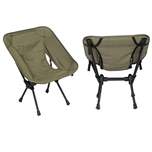 ACiyD Sillas Plegables portátiles Sillas para Acampar al Aire Libre Silla de mochilero compacta y Resistente Silla de jardín cómoda Silla de Playa con Bolsa de Transporte (S Khaki)