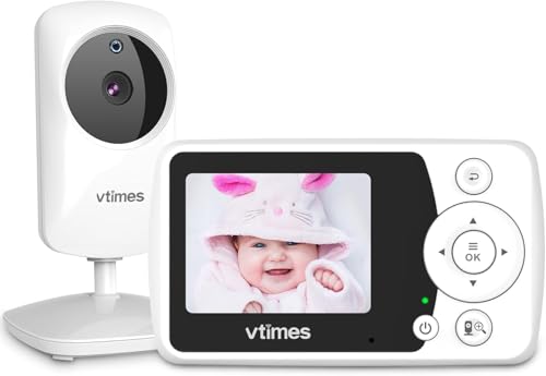 Baby Monitor with 2.4 Screen & Night Vision