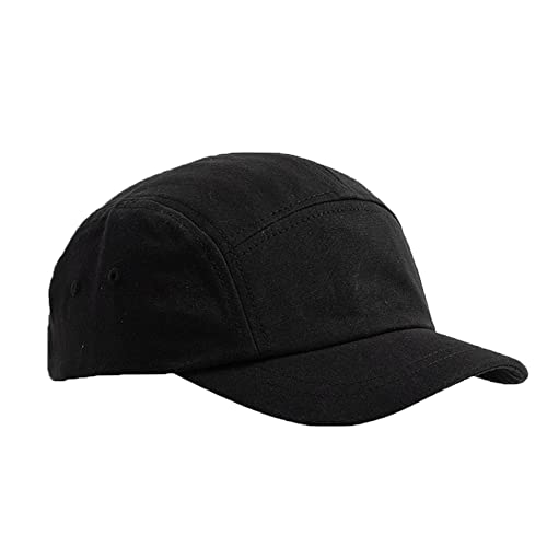 CLAPE 5 Panel Basecap Herren Cap Kurzer Schirm Unstructured Cotton Baseball Cap Outdoor Schildmütze Fashion Camp Atmungsaktiv Cycling