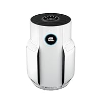 Shark Air Purifier for Home, NeverChange, for Large Room, Bedroom, Home Office, HEPA-Exceeding Filter, Captures Pollutants, Pet Dander, Dust, Odor, Smoke, and More, HP153, White