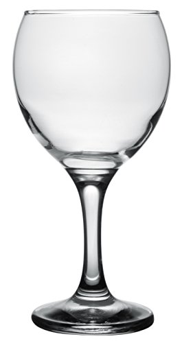 Red Co. Set Of 4 Classic Glass 8.75 Fl Oz Stemmed All-Purpose White Wine Goblets, Clear #TOP1