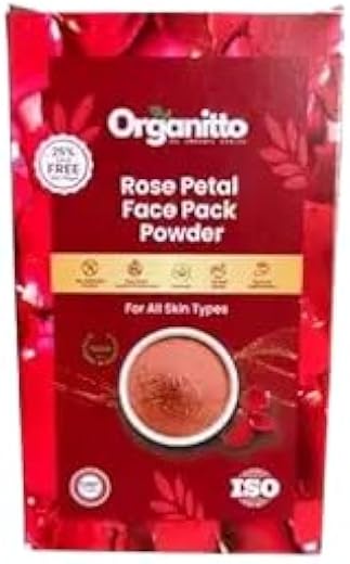 Premium Rose Petal Face Pack Powder with Natural Rose Extract | Hydrating Clay Mask for Soft, Smooth &amp; Fresh Looking Skin...