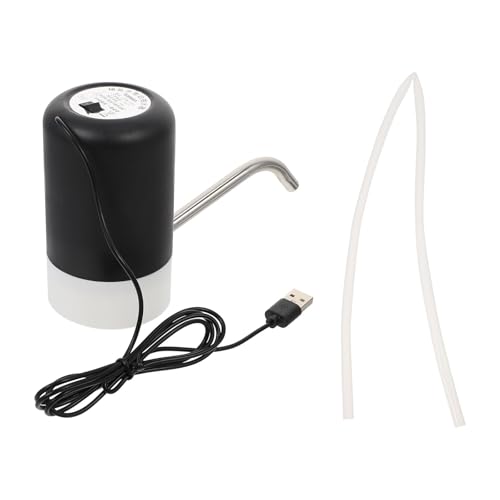Abaodam Dosificador Agua Eléctrico Automático Bomba de Agua USB para Uso Doméstico y Camping, Compatible Cubos, Diseño Portátil y Material de Silicona y Plástico