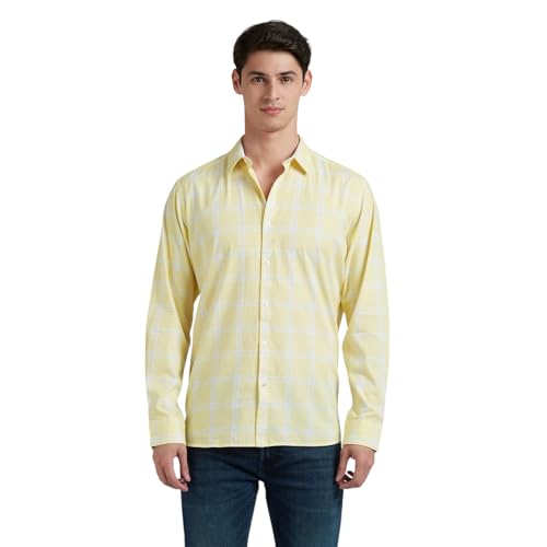 Image of Pepe Jeans Men's Regular Fit Full Sleeve Checkered Cotton Casual Shirt | Check Shirt for Man | Smart & Stylish | Multiple Styles | Mens Casual Shirts
