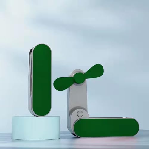 Ventilador de mano portátil pequeño para bolso de mujer ideal en oficina y viajes 5