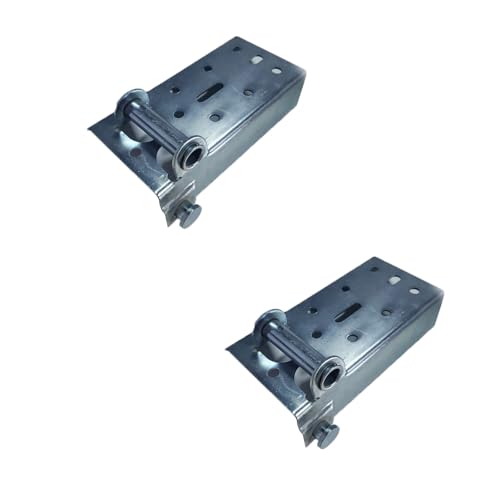 BE-TOOL 2 Pcs Garage Door Bottom Lifting Bracket for Residential Door Garage Door Part and Hardware Fixture Bracket Door Roller, 5.71 * 1.38in