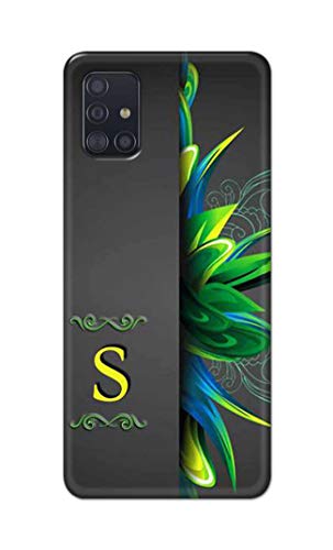 Image of Name II Initial II Letter Alphabet S Hard Back Case Cover for Samsung Galaxy M31S Back Cover -(J5) VNS2222