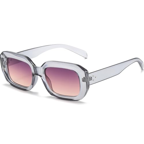 Lunettes de soleil carrées UV400 pour femme et homme qui recherchent un style rétro unique