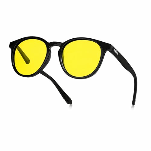 Image of Dervin UV Protected Yellow Lens Driving Polarized Sunglasses for Men & Women
