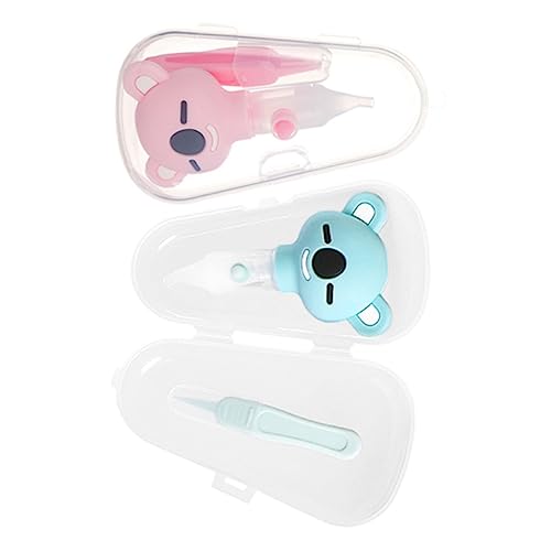 Toddmomy 2Piezas Aspirador de Bebés Limpiador Manual Accesorio Infantil Recién Nacidos y Pequeños de Usar y Limpio