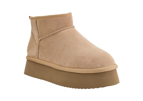 Corkys Footwear Room Service 1.75-Inch Platform Slipper Booties with Cushioned Insoles and Luxurious Faux Fur Lining - Cozy Fall/Winter Essential3