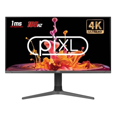 Pixl CM32G7 32" 4K Ips Monitor 165Hz 1Ms Frameless Freesync G-Sync Hdmi Display