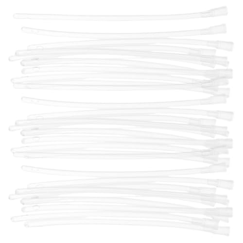 BUGUUYO 100Pcs Bird Feeding Tubes Soft Hose for Parrots Cockatiels Budgies Essential Supplies for Bird Care Professionals Durable Material for Easy Feeding