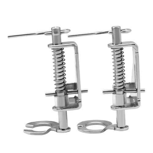 2 Piezas Prensatelas de Metal para Bordado y Zurcido