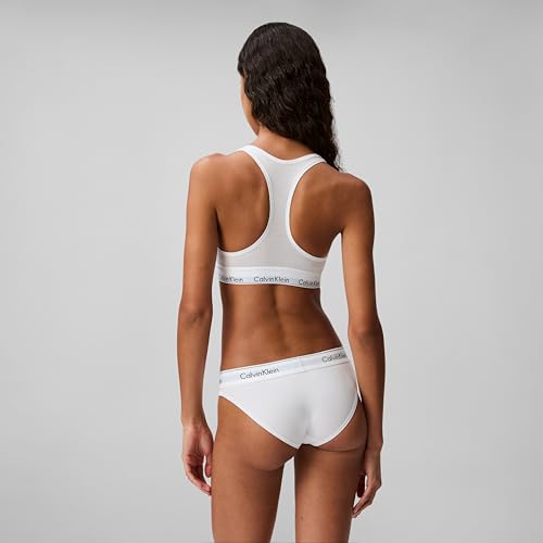Calvin Klein Damen Modern Cotton Bralette BH, Farbe: Weiß, Mittel – Ansicht 2