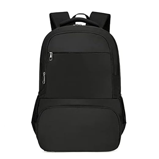 Mochila masculina com bolsa térmica para laptop de 15,6" RH-2207 (Preto)
