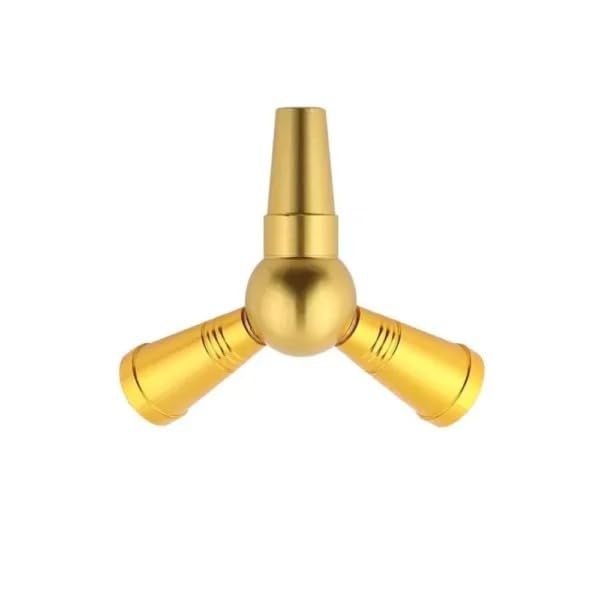 CYRIL - Multi-Connector for Hookah Hose Yellow Premium Accessory Secure and Leak-Free Connection Ergonomic Design Multiple Color Options