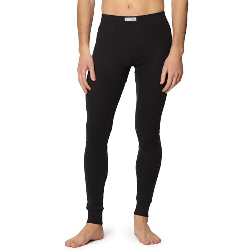 Timone Herren Lange Unterhose TI30-127 (Schwarz, XL)