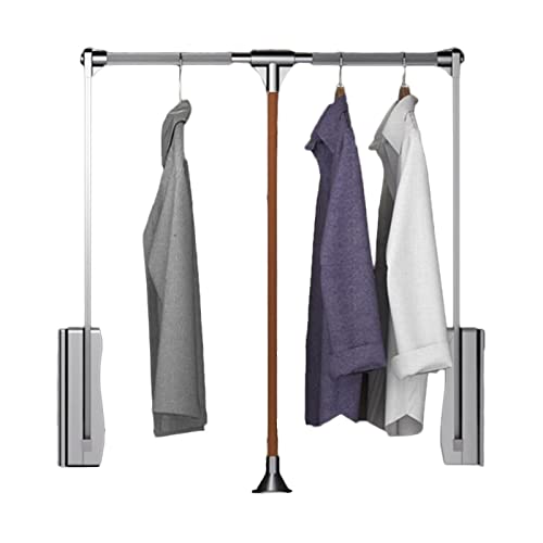 Tringle à vêtements extensible acier inoxydable réglable largeur penderie