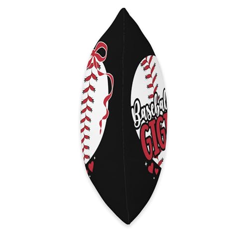 Baseball Gigi Grandma Heart Gigi of A Baseball Player Gigi Throw Pillow