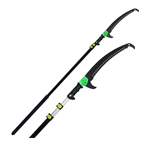 Telescopic Pole Saw,Extendable Telescoping Landscaping Pole Saw 20FT / 6M Used for Pruning and Trimming Branches and Leaves High-altitude Fruit Tree Branch Saw Gardening Tool