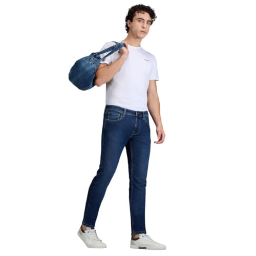 Image of Pepe Jeans Men's Jeans | Slim Fit | Mid Rise | Stretchable