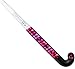 Princess Rise P2 JuniorOutdoor Field Hockey Stick, 10% Carbon (Pink on Black, 33