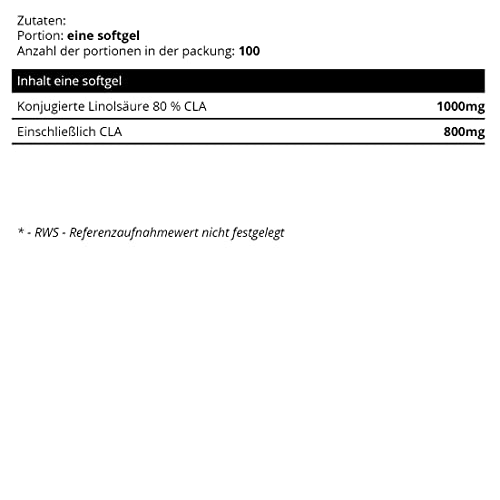 Sowelo CLA I 1000 mg I Nahrungsergänzungsmittel mit Konjugierte Linolsäure I Beschleunigt den Stoffwechsel I 100 Softgels (2-Pack) – Bild 3