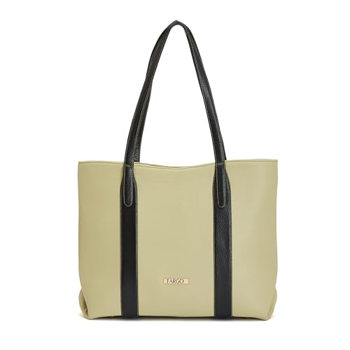 Fargo Capri Tote Bag for Women | Vegan Leather Handbag with Lapto...
