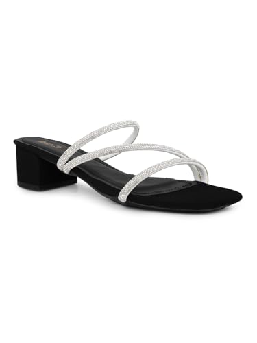 Inc.5 Women Silver Party And Club Wear Embellished Square Heeled Sandals Euro-37 (B0DFY6QZ1J) Amazon Price History, Amazon Price Tracker