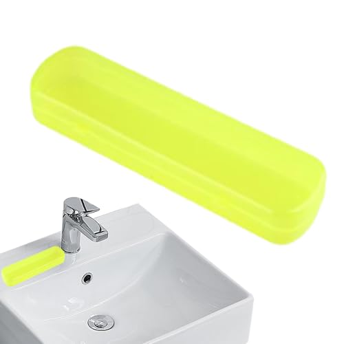 Uoqpty Cepillo de Dientes de Viaje, Soportes de Cepillo de Dientes Viajar, Portador de Cepillo de Dientes portátil, Soporte de Cepillo de Dientes higiénico higiénico para Acampar de Viajes RV Road