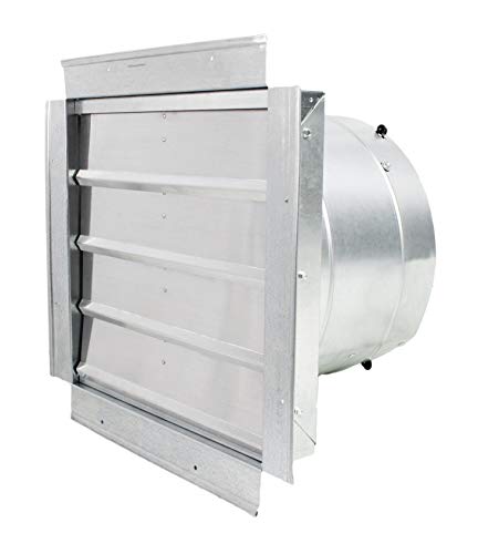 Maxx Air Powerful Industrial Exhaust and Ventilation Fan, 1400 CFM, UL Listed, Ventilation and Cooling for Greenhouses, Kitchens, Restaurants, Rust Resistant Steel Housing (14 Inch) - Thumbnail 2