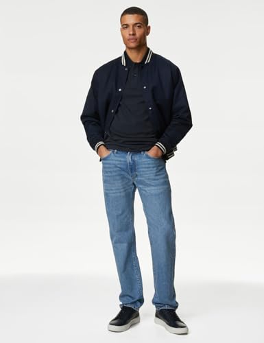 Image of Marks & Spencer Men's Cotton Collared Regular Fit T-Shirt