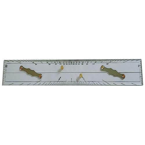 Parallel-Lineal, 600 mm, nautische Navigation, Seekarte, Mess-Trennwand, Bootsnavigation, GPSPlotter, Parallellineal, professionelles Messwerkzeug